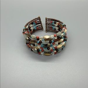 Native American Turquoise Band Bracelet